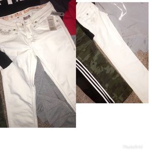 Rock revival white skinnies